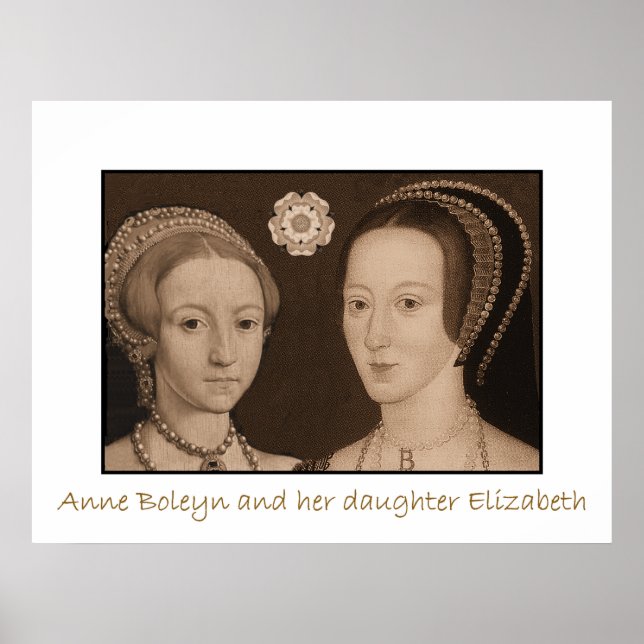 Pôster Anne Bolena e a sua filha Elizabeth (Frente)