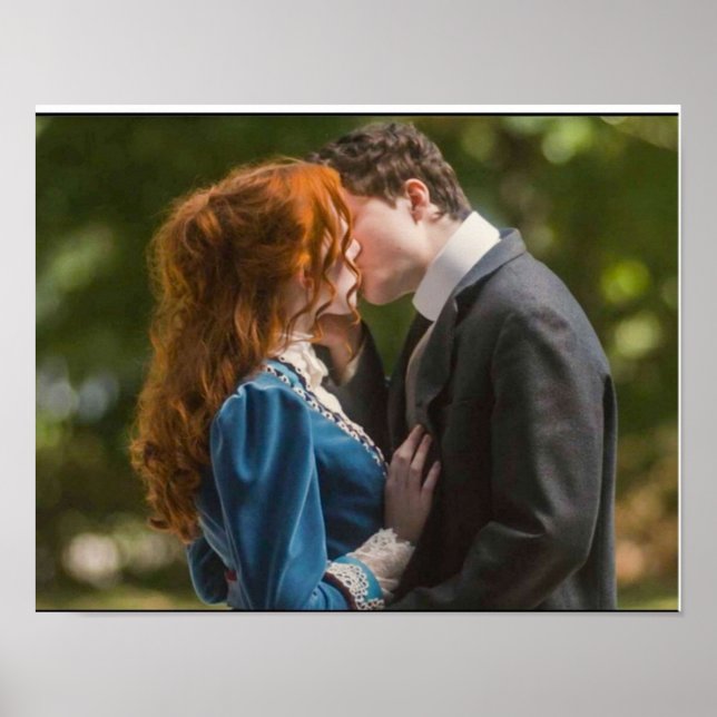 Poster Anne e Gilbert Kiss Anne com um E (Frente)