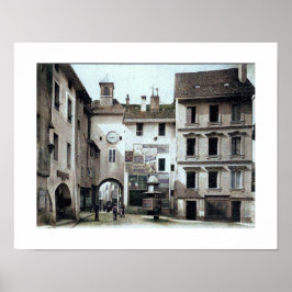 Poster Annecia antiga do século XIX