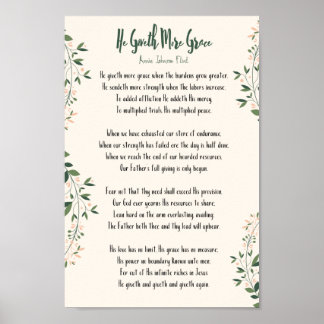 Poster Annie Johnson Flint - Ele Deu Mais Graça