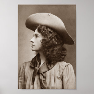Pôster Annie Oakley - pouco tiro certo