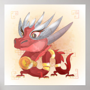 Poster Ano da Aquarela do Dragão, Samurai