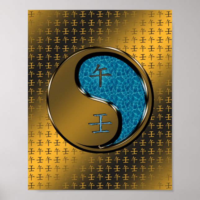 Poster Ano do Cavalo da Água (Frente)