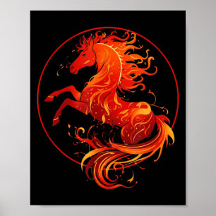 Poster Ano do cavalo de fogo 2026 ano novo chinês