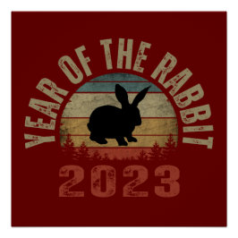 PÔSTER ANO DO COELHO 2023