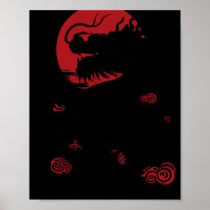Poster Ano do Dragão Ano Novo Chinês 2024