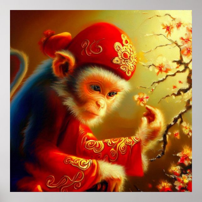 Poster Ano do Macaco 11 (Frente)