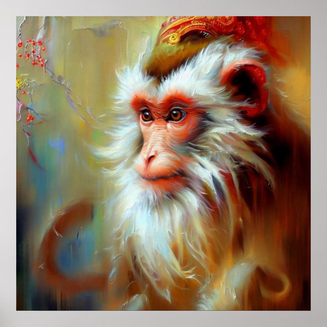 Poster Ano do Macaco 12 (Frente)