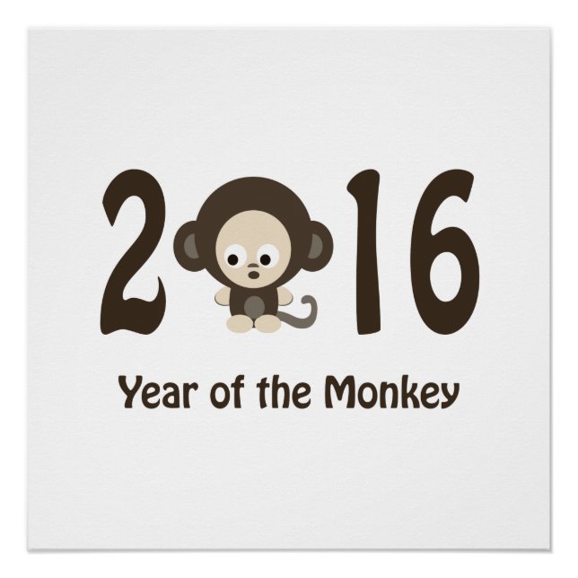 Pôster Ano do Macaco 2016 (Frente)