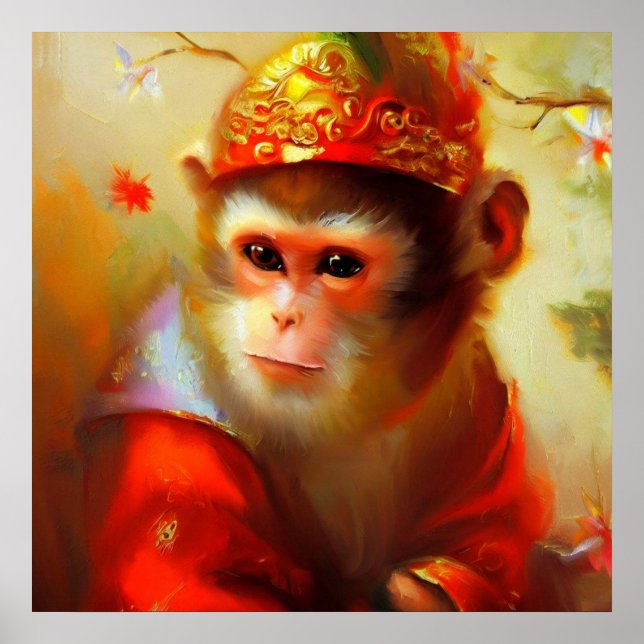 Poster Ano do Macaco 7 (Frente)