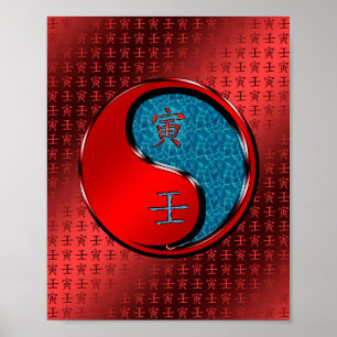 Poster Ano do Tigre-Água