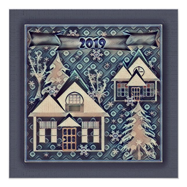 Pôster Ano novo, Natal (Frente)