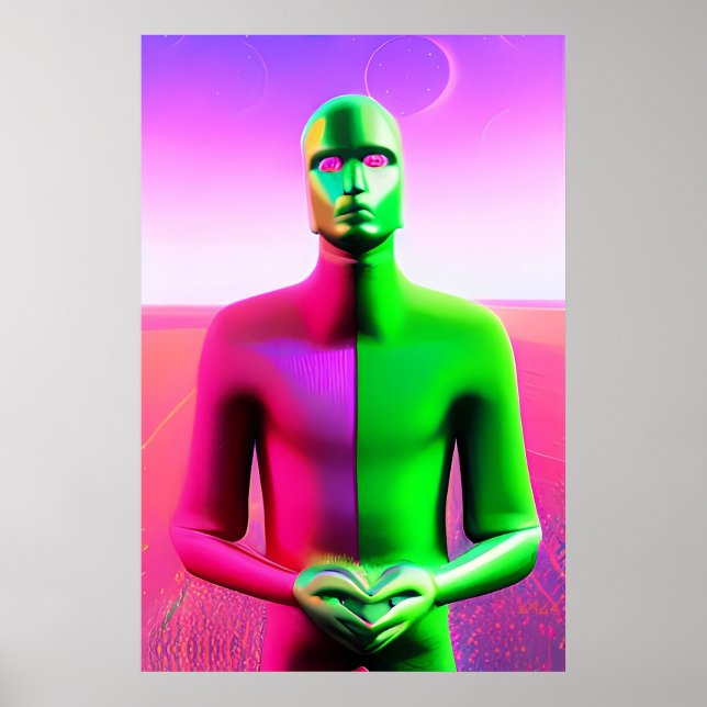 Poster Ano Novo, Novo Surrealismo Ken (Frente)
