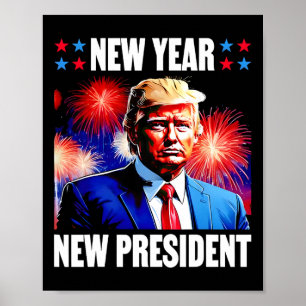Poster Ano Novo Presidente Trump 2024