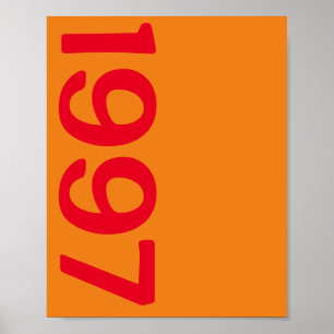 Poster Ano Personalizado da Imagem Retroativa 90s