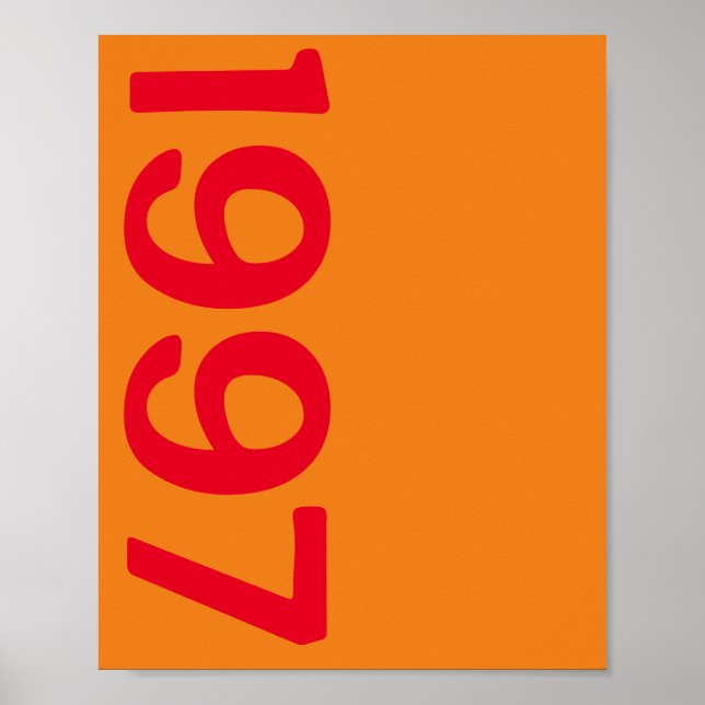 Poster Ano Personalizado da Imagem Retroativa 90s (Frente)