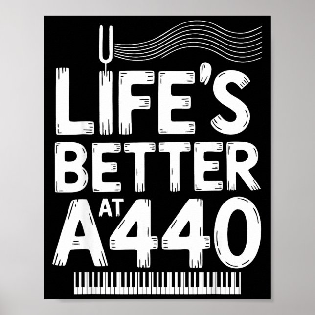 Poster Ano Technician A440 Ano Tuner  (Frente)