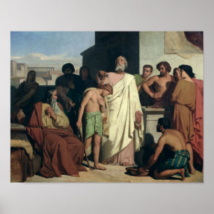 Pôster Anointing de David por Saul, 1842