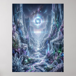 Poster Anomalia de Luz do Crystal Canyon