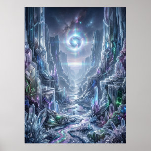 Poster Anomalia de Luz do Crystal Canyon