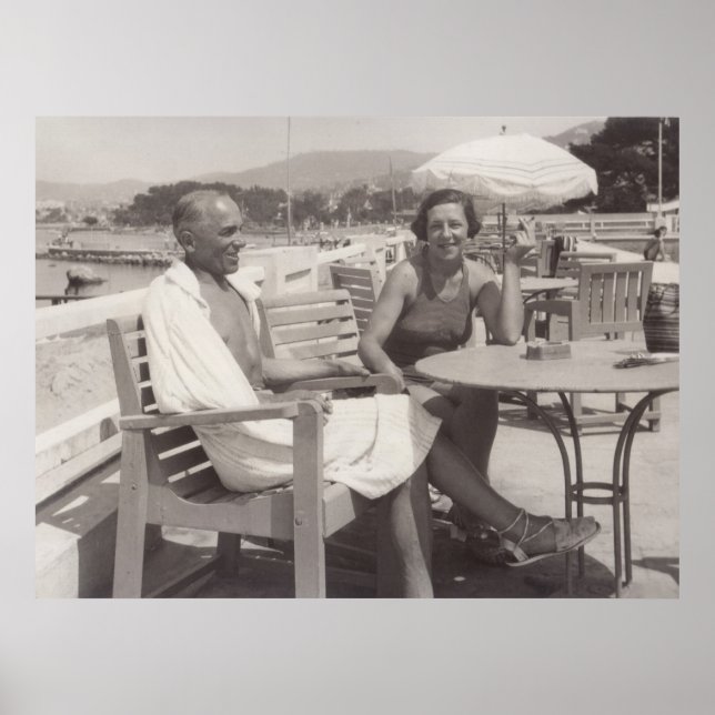 Pôster Anos 30 em Cannes, França (Frente)