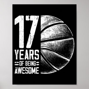 Poster Anos Basquetebol Basquetebol Antigo Jogador 17 Div
