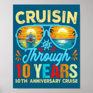 Poster Anos Cruisin Através de 10 10º Casamento