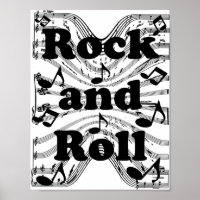 Anotações de rock and Roll sheet