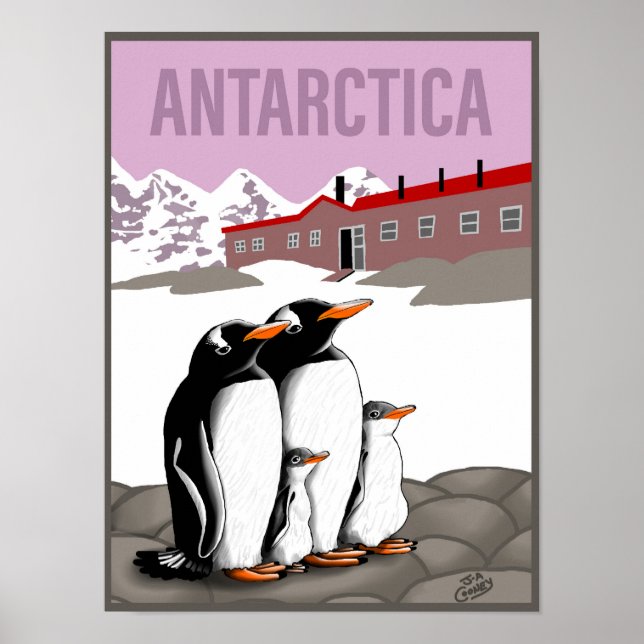 Poster Antártica (Frente)