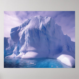 Poster Antártida. Paisagens de gelo antárticas