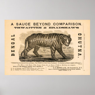 Pôster Antecipação do molho picante 1869