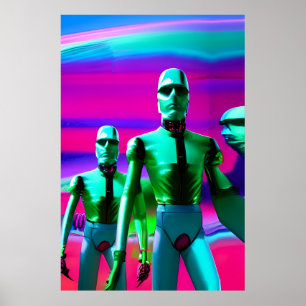 Poster Antecipando o amanhã Pop do Ken Gage Surrealismo