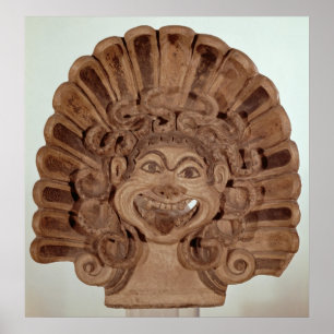 Pôster Antefix com a cabeça de um gorgon