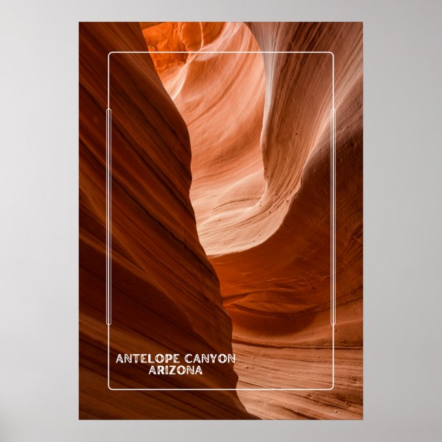 Poster Antelope Canyon, Arizona (Frente)