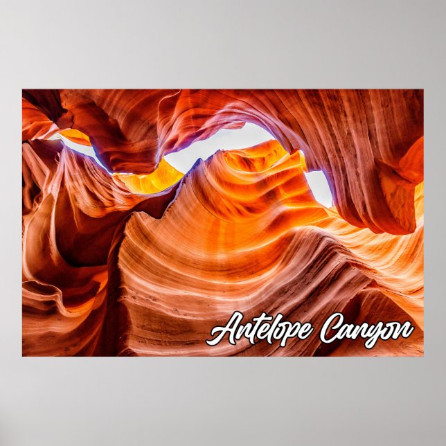 Poster Antelope Canyon Navajo Nation, EUA (Frente)