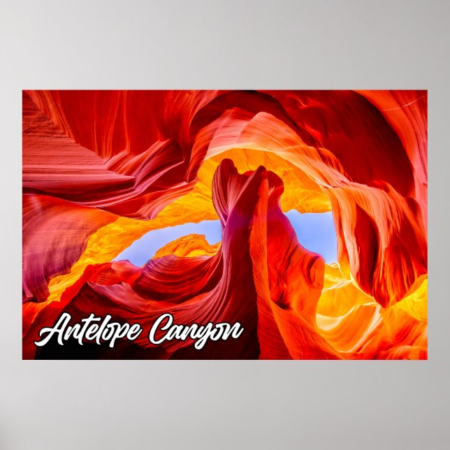 Poster Antelope Canyon, Page, Arizona, Estados Unidos (Frente)
