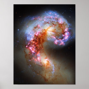 Pôster Antennae Galaxies