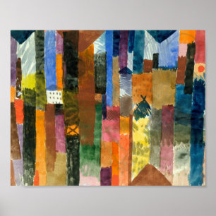 Poster Antes da cidade : Paul Klee 1915