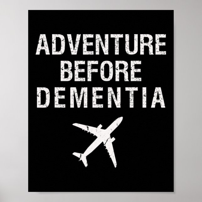 Poster Antes da Diversão no Plano de Viagem para Aposenta (Frente)