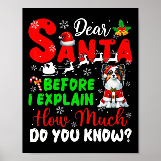 Poster Antes De Explicar O Quanto Conhece Xmas Papillon O (Frente)