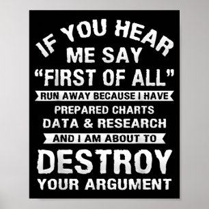Poster Antes De Mais Nada, Equipe De Debate Sarcástica Un