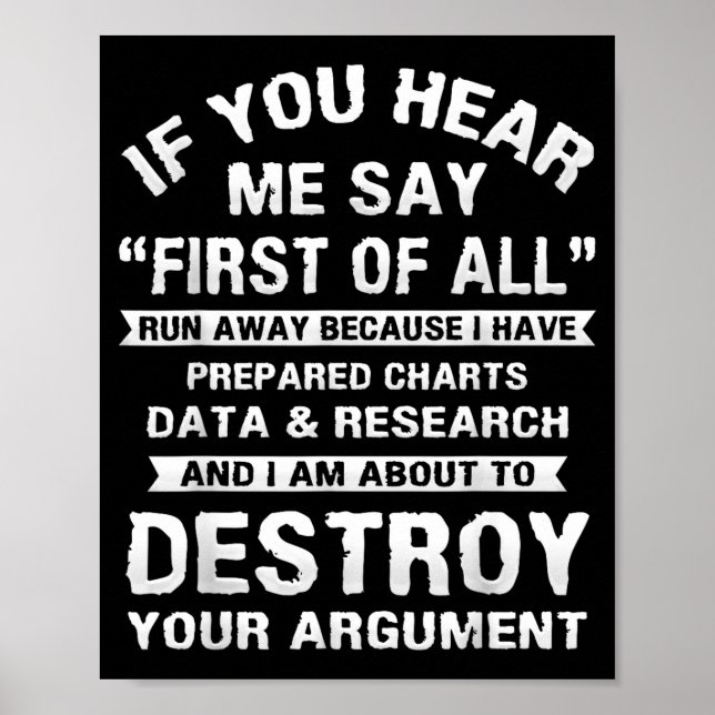 Poster Antes De Mais Nada, Equipe De Debate Sarcástica Un (Frente)