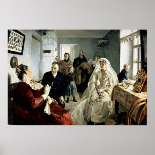 Pôster Antes do casamento, 1880s