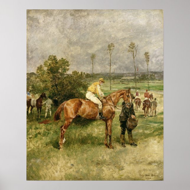Pôster Antes do início, 1890 (Frente)