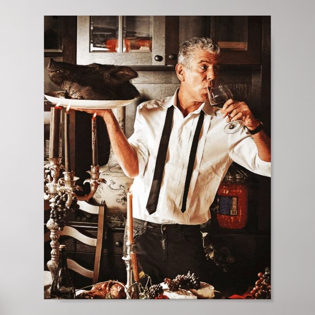 Poster Anthony Bourdain1 (Frente)