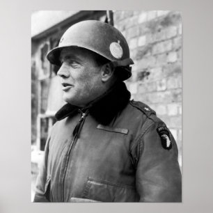 Poster Anthony McAuliffe - Batalha do Bulge