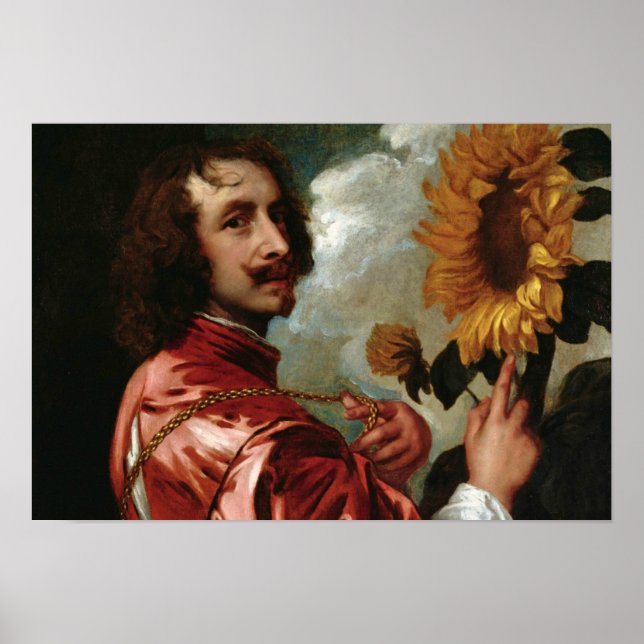 Pôster Anthony van Dyck - Autorretrato (Frente)