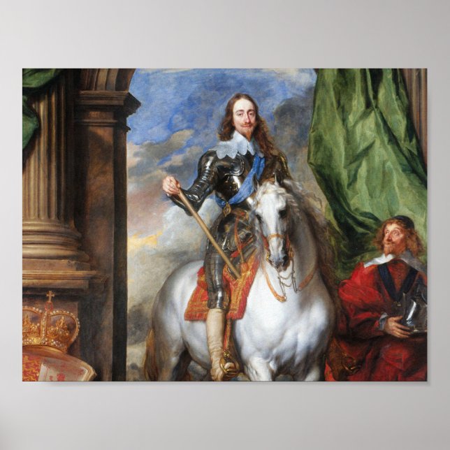 Pôster Anthony Van Dyck - Charles I (Frente)