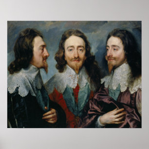 Pôster Anthony van Dyck - Charles I (1600-49)