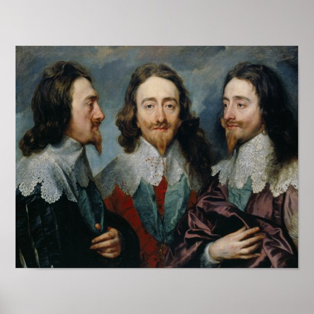 Poster Anthony van Dyck - Charles I (1600-49) (Frente)